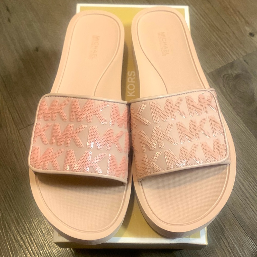 MICHAEL Michael Kors Pink Platform Sandals